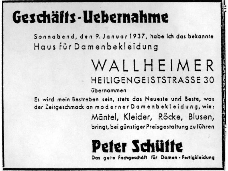 Anzeige für eine Geschäfts-Übernahme