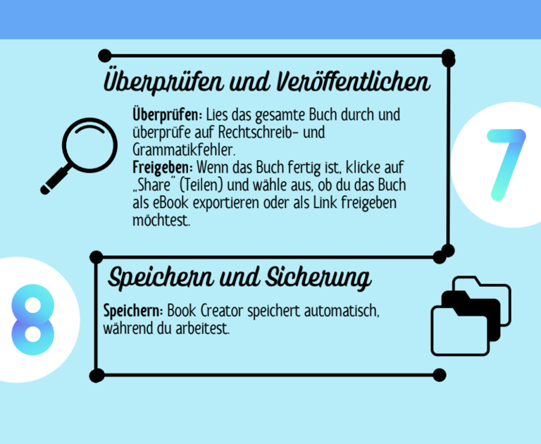 Anleitung Book Creator Seite 2