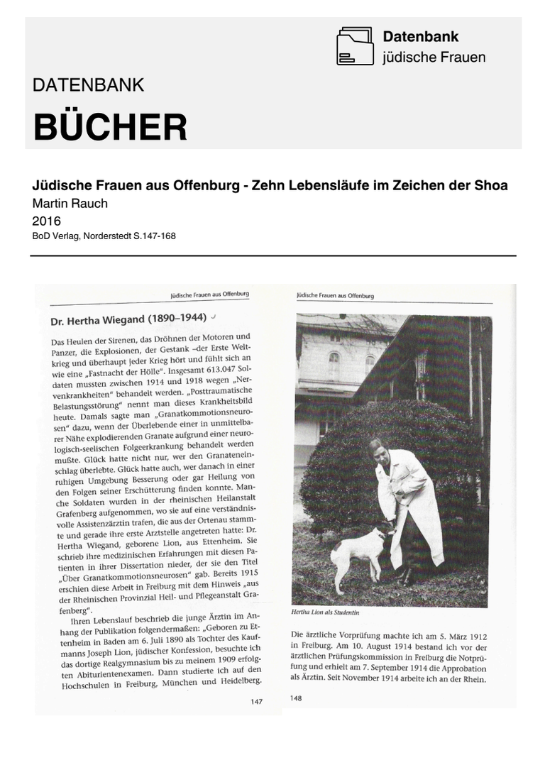 Buchseite Jüdische Frauen 4