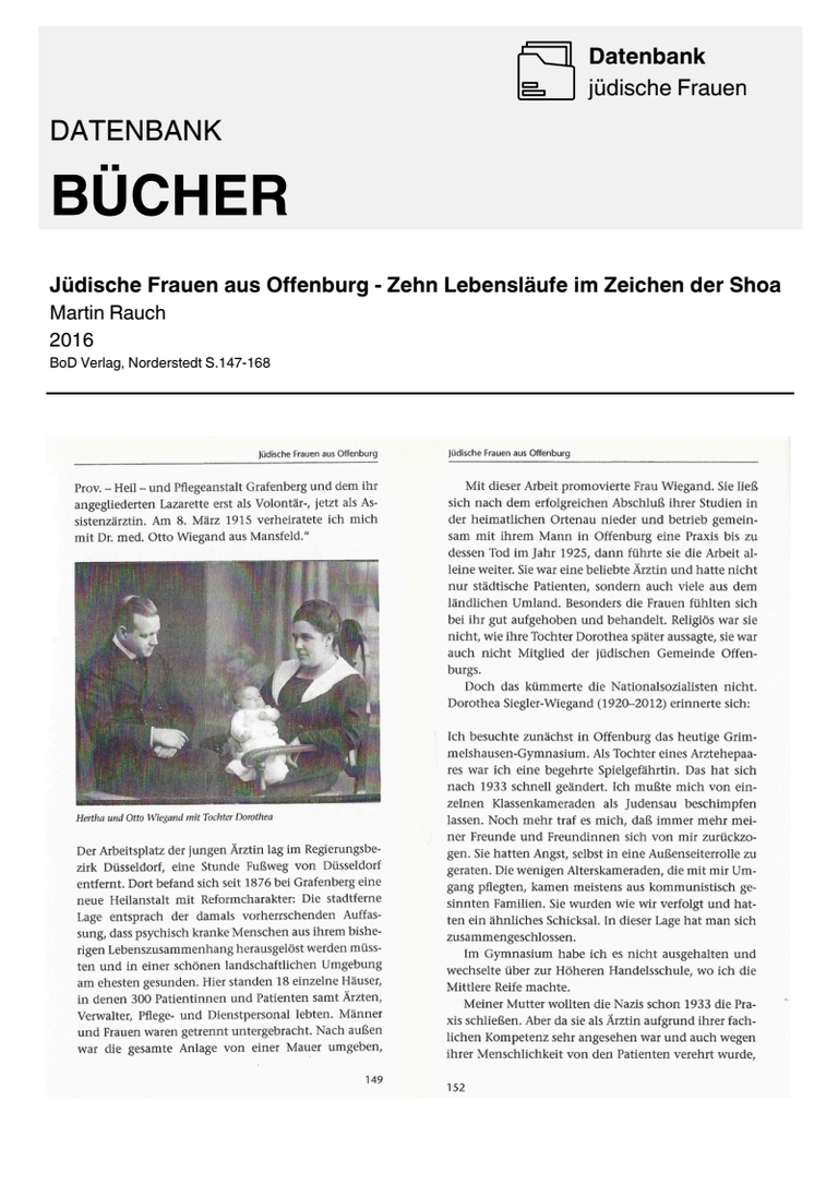 Buchseite Jüdische Frauen 5