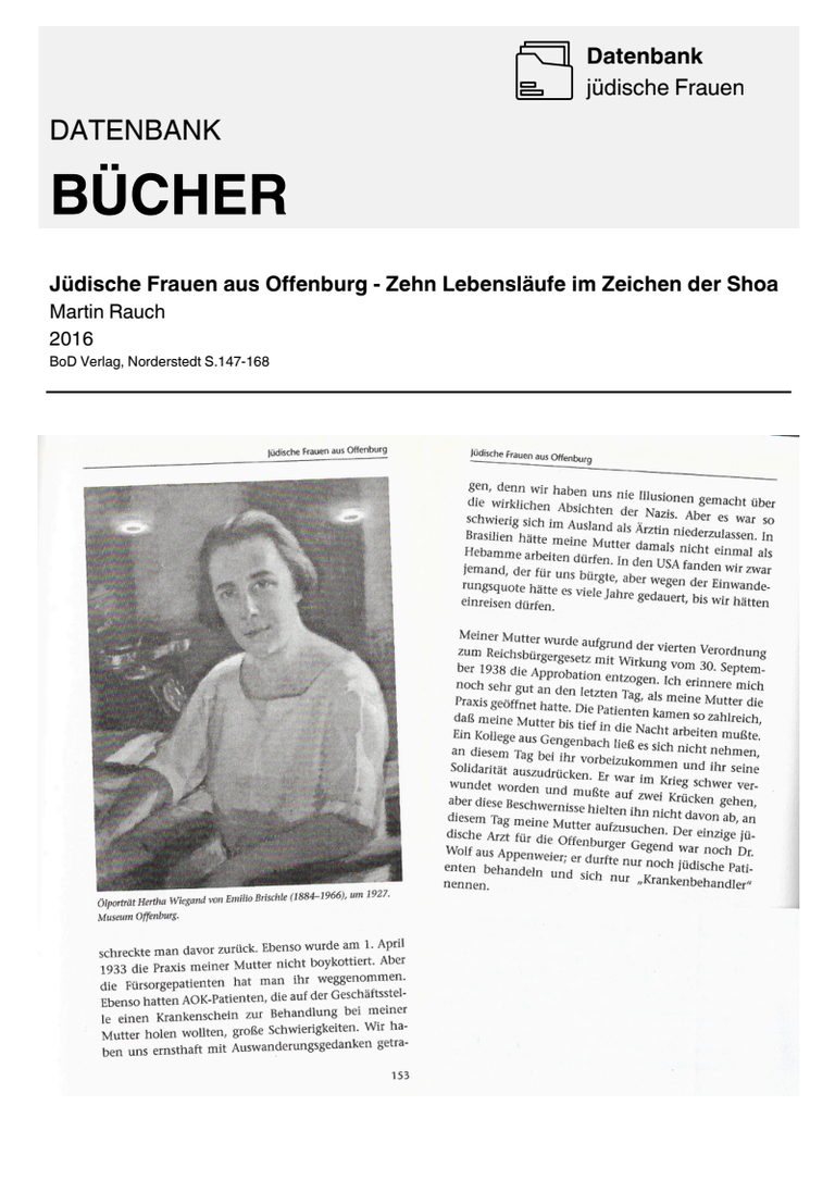 Buchseite Jüdische Frauen 6