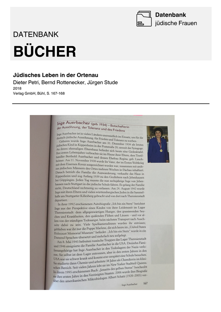 Buchseite Jüdisches Leben in der Ortenau 1
