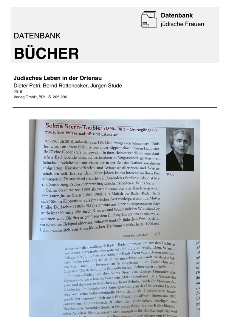 Buchseite Jüdisches Leben in der Ortenau 3